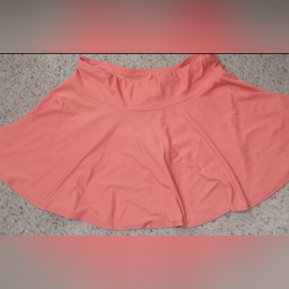 Women's NWOT Calypsa by ModLi Coral Floral Swim Skort in 1X